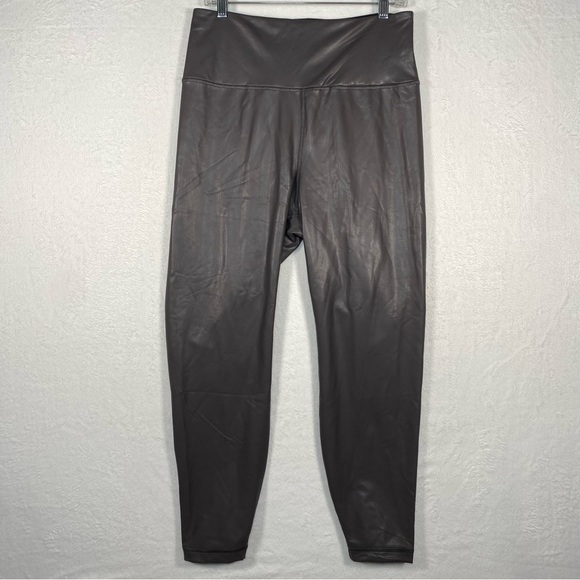 Yogalicious Faux Leather Lady Love Ankle Tight Size XL‎ Activewear Gym - Picture 1 of 7